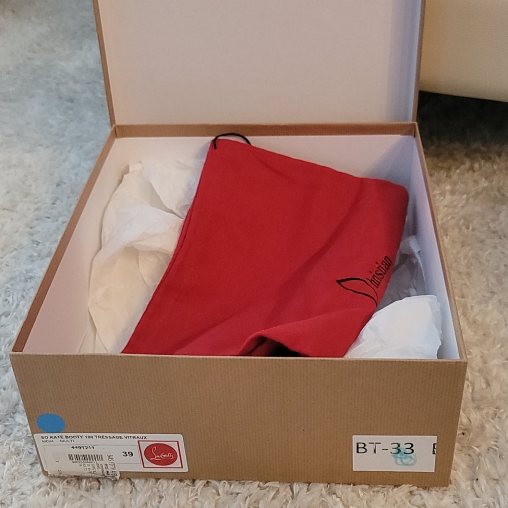 Christian Louboutin box and dust bag set for boots